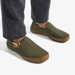 Hanohano Waxed Canvas Slippers - Husk