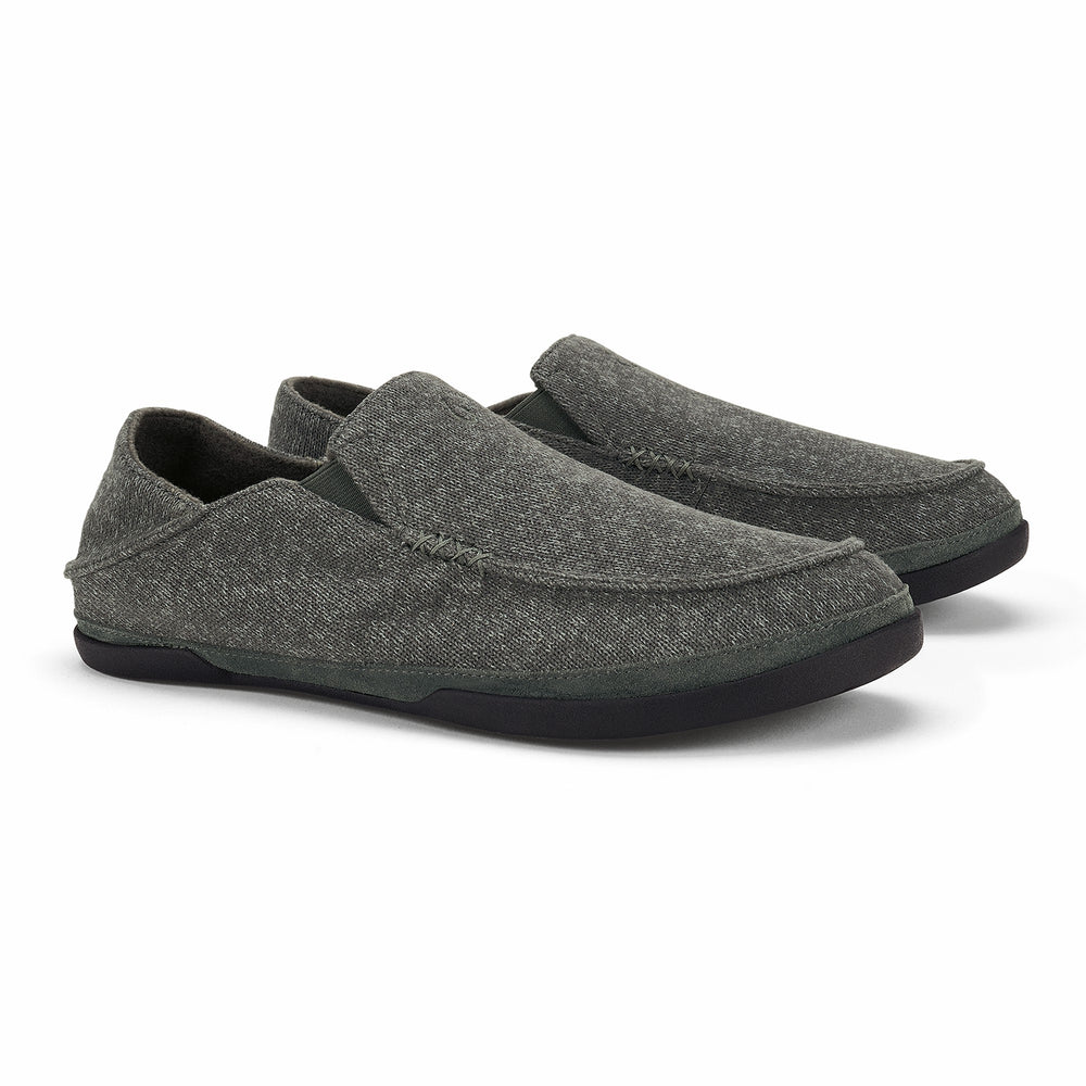 Moloā Hulu Men's Lightweight Slippers - Lava Rock