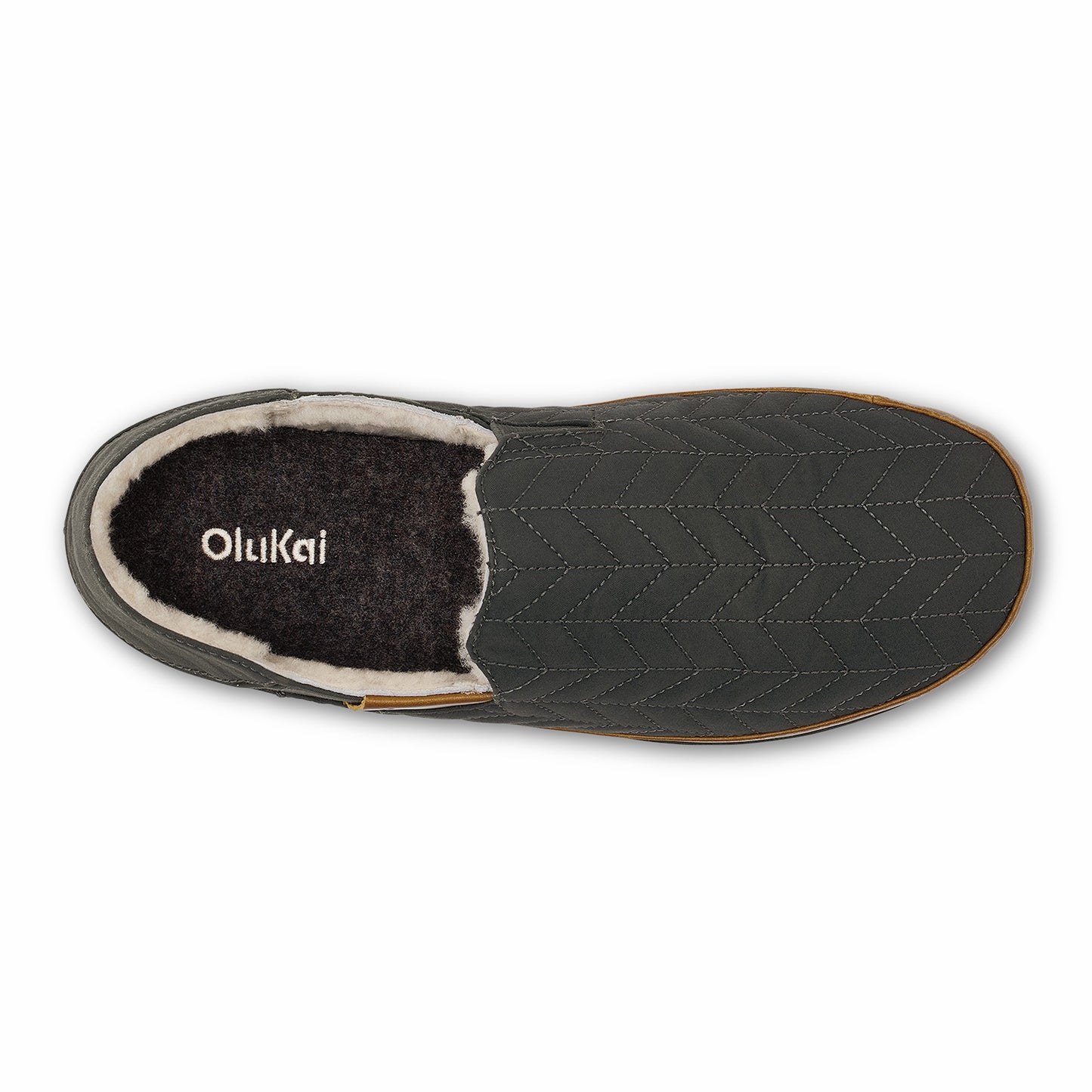 Hanohano Waxed Canvas Slippers - Dark Shadow