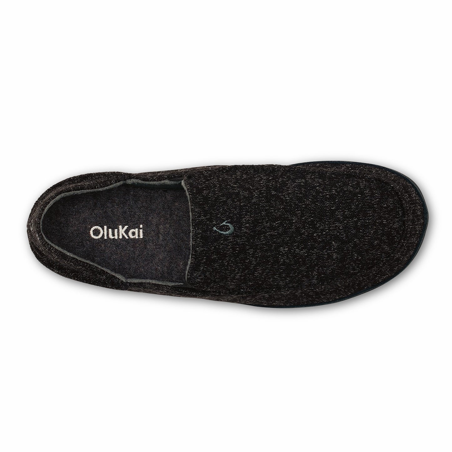 Moloā Hulu Wool Slippers - Black