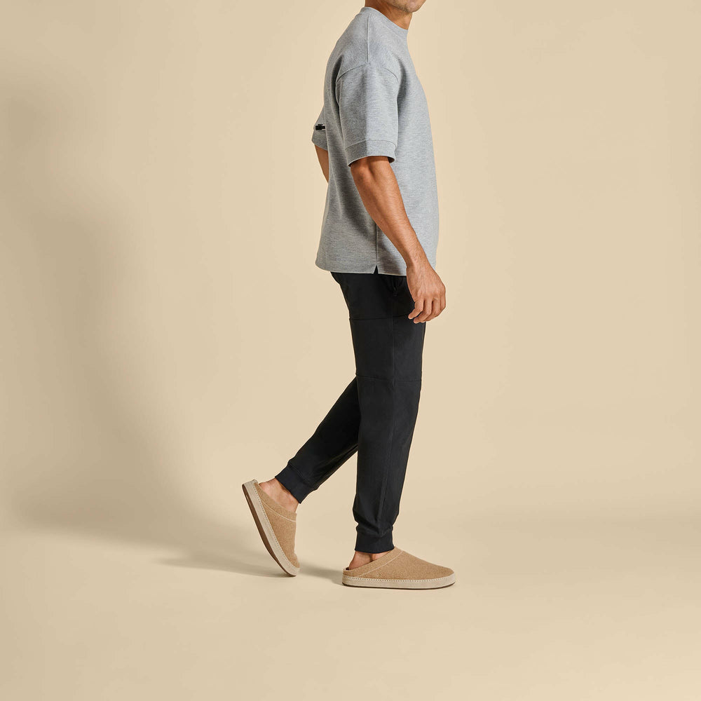 Hāmani Hulu Wool Mule Slippers - Oatmeal
