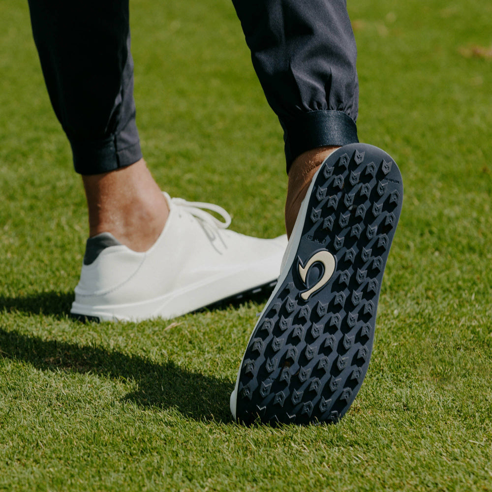 Wai‘alae Waterproof Leather Golf Shoes - White