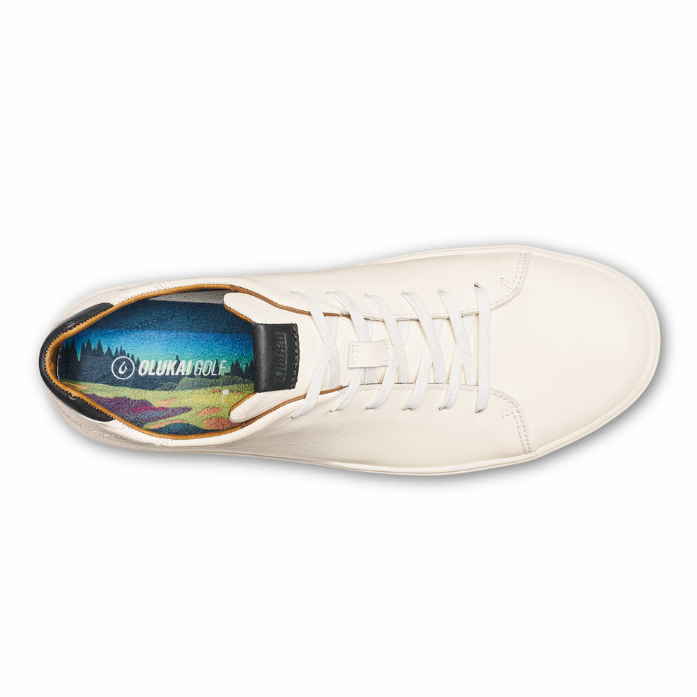 Wai‘alae Waterproof Leather Golf Shoes - White