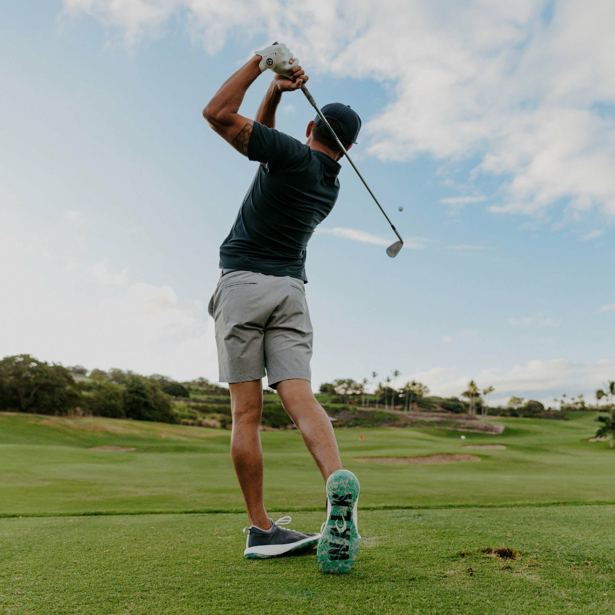 Mākena Waterproof Golf Shoes - Mood Indigo