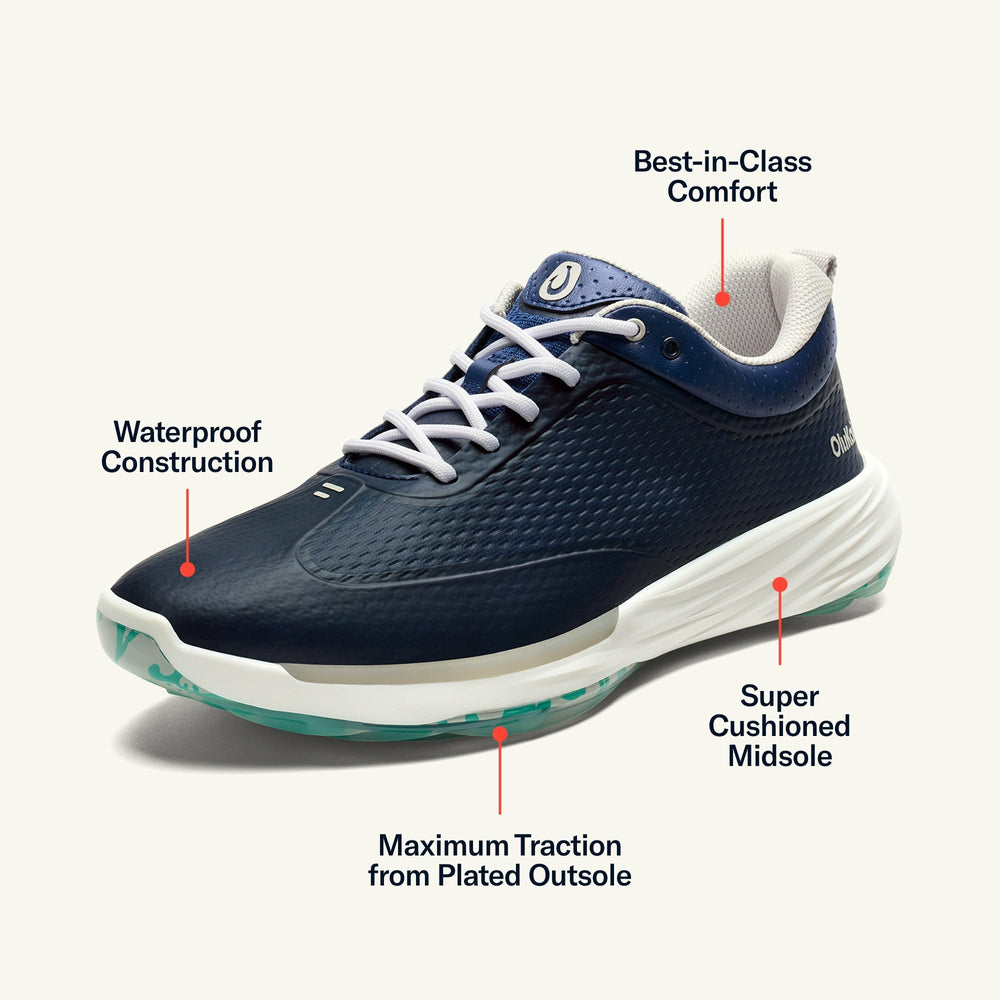 Mākena Waterproof Golf Shoes - Mood Indigo