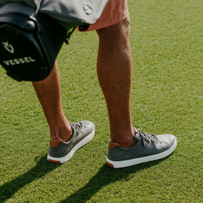 Wai‘alae Waterproof Leather Golf Shoes - Stone