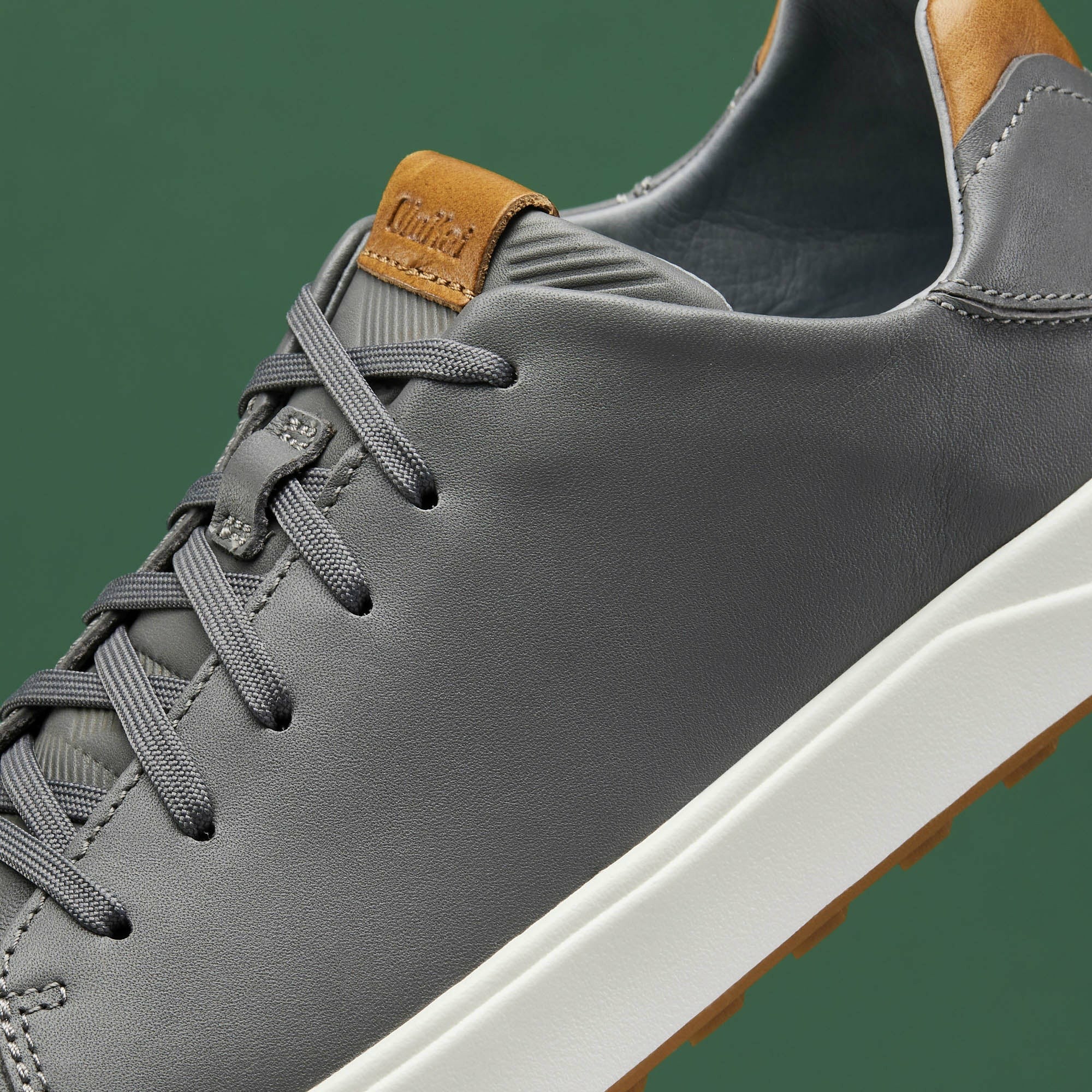 Wai‘alae Waterproof Leather Golf Shoes - Stone