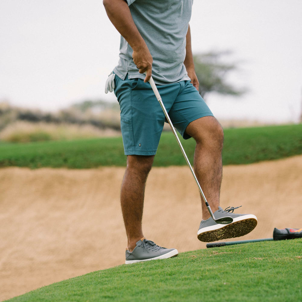 Wai‘alae Waterproof Leather Golf Shoes - Stone