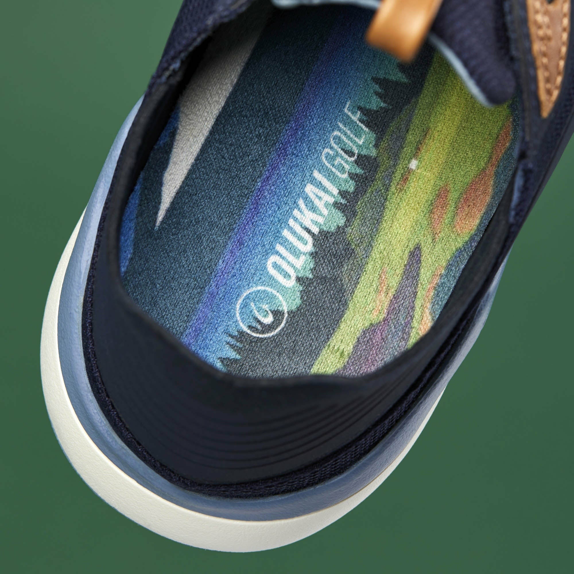 OluKai Kā‘anapali Golf Shoe - Trench Blue / Sea Ice