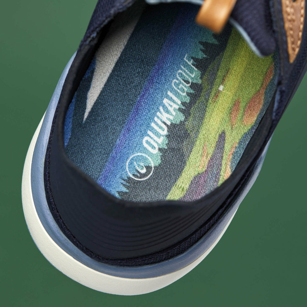 OluKai Kā‘anapali Golf Shoe - Trench Blue / Sea Ice