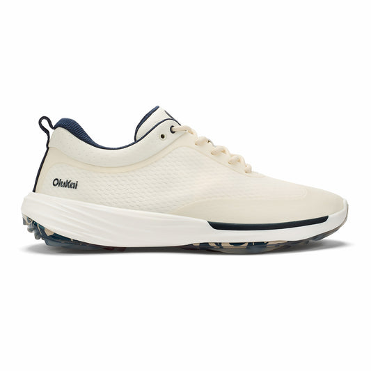 Mākena Waterproof Golf Shoes - White Sand