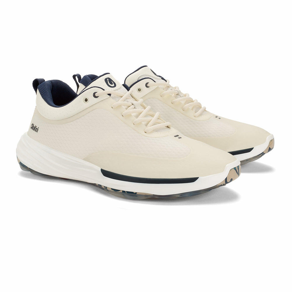 Mākena Waterproof Golf Shoes - White Sand