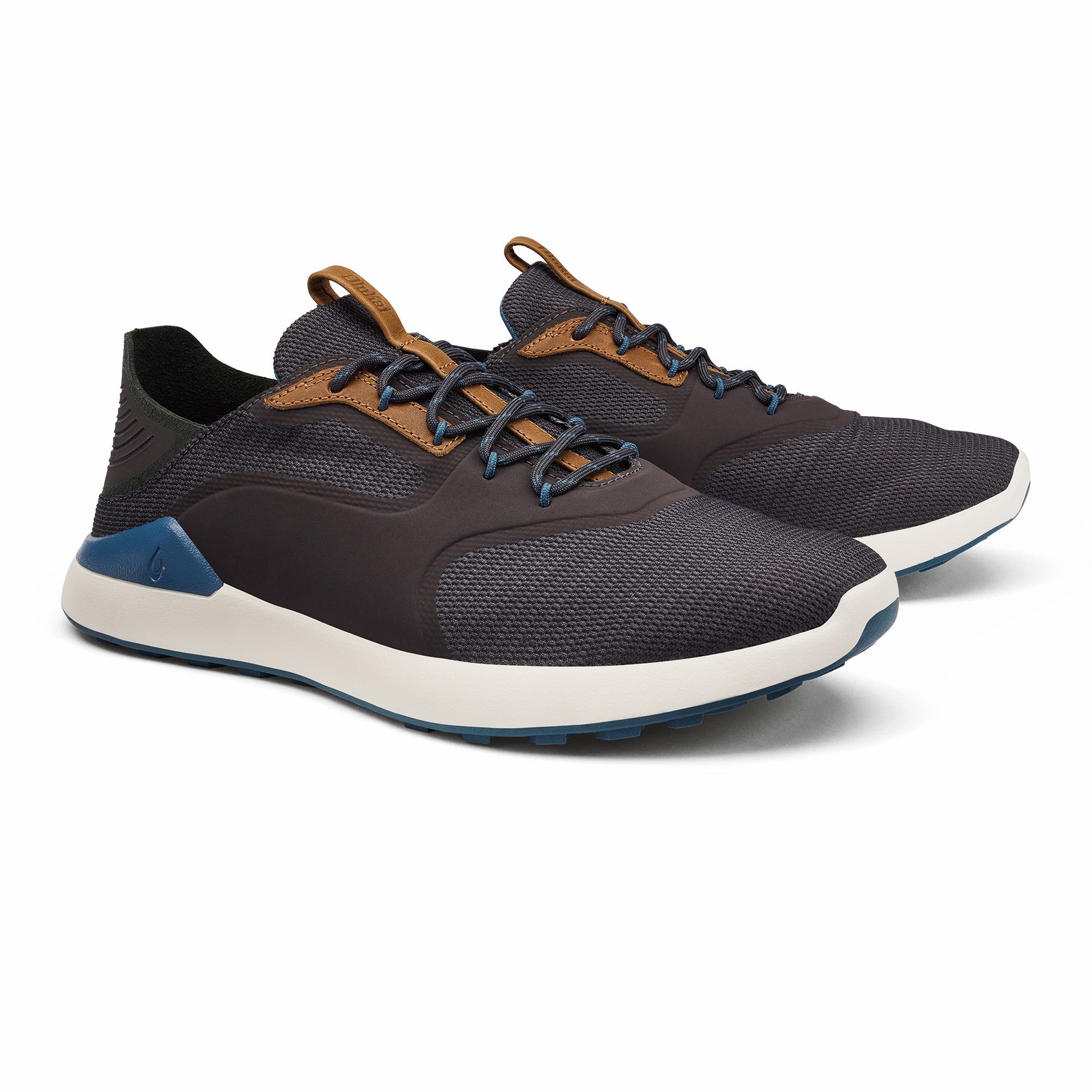 OluKai Kā‘anapali Golf Shoe - Pavement / Vintage Blue