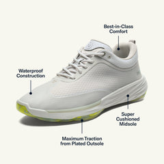 Mākena Waterproof Golf Shoes - Sterling