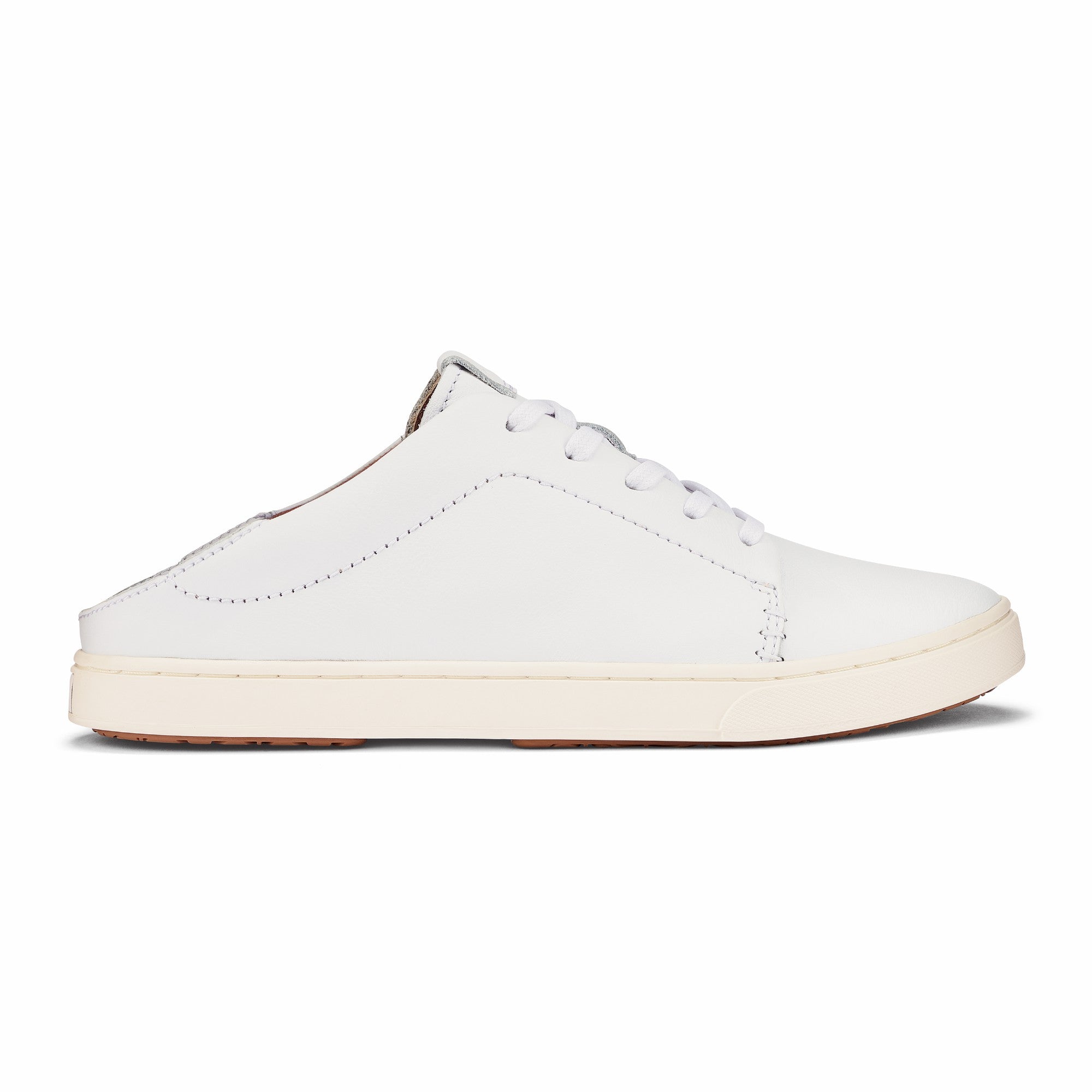 Pehuea Lī ‘Ili Women's Leather Sneakers - White