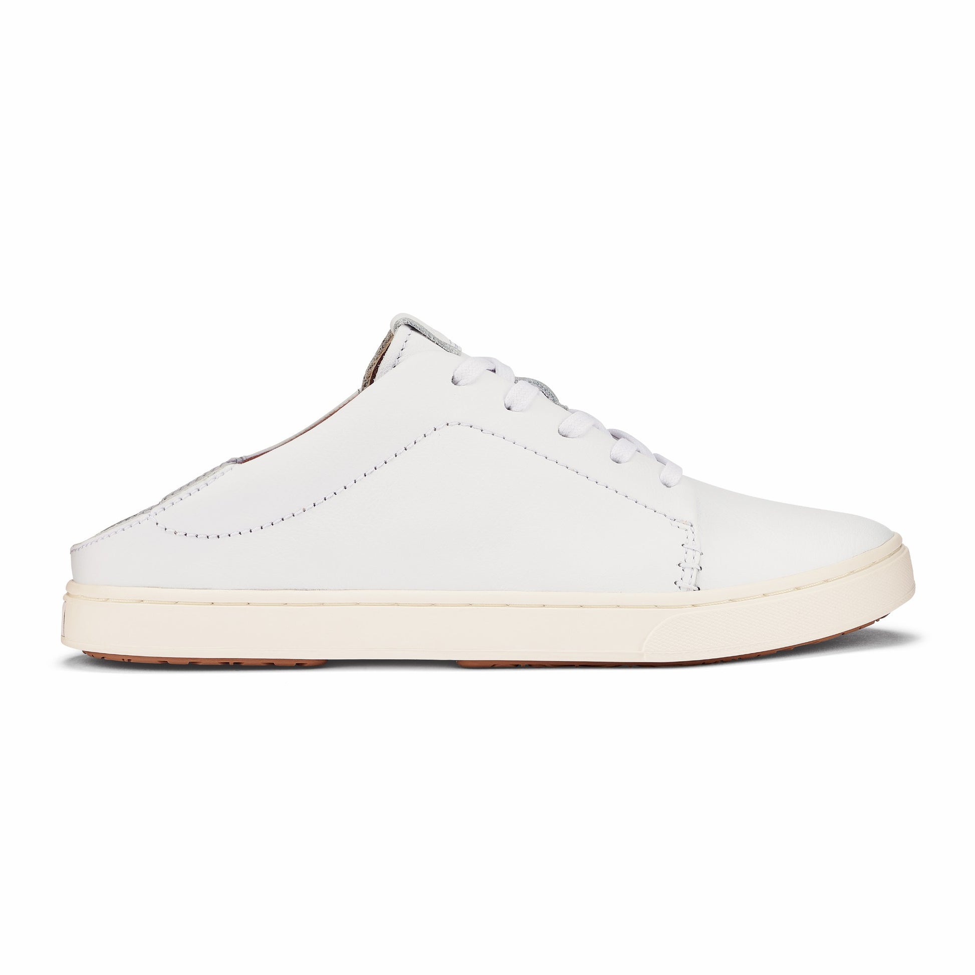 Pehuea Lī ‘Ili Women's Leather Sneakers - White