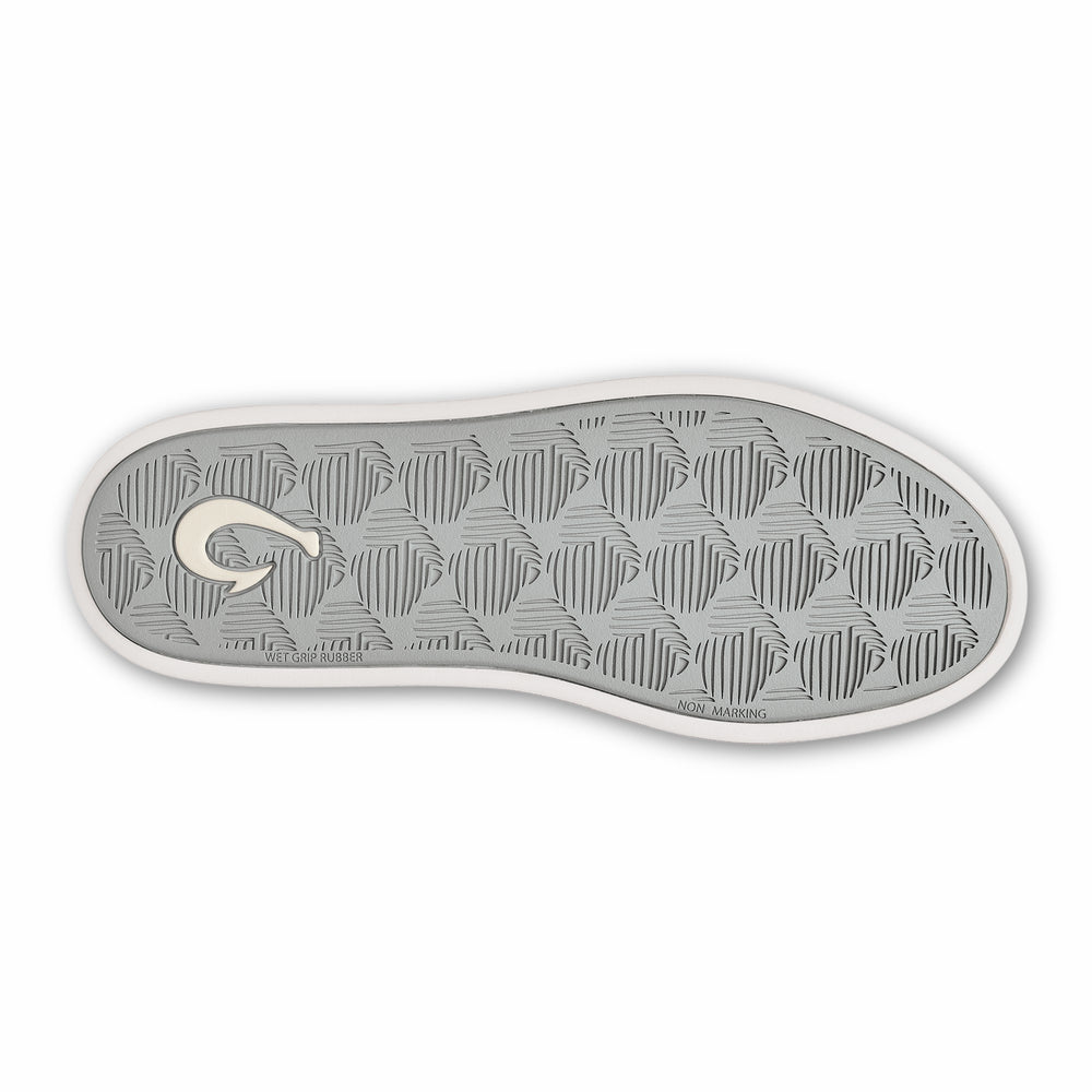 Pehuea Lī ‘Ili Women's Leather Sneakers - Ash