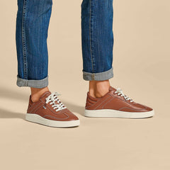 Hā‘upu Leather Sneakers - Fox
