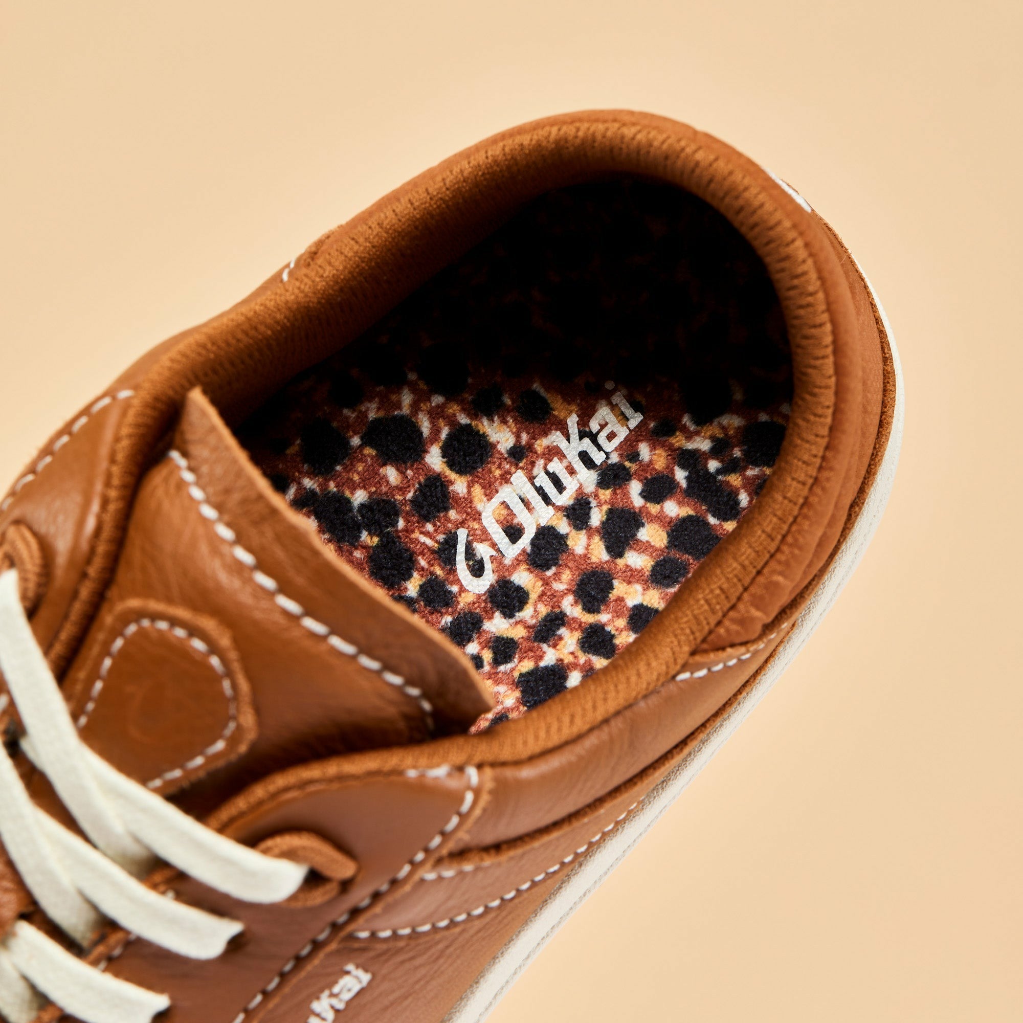 Hā‘upu Leather Sneakers - Fox