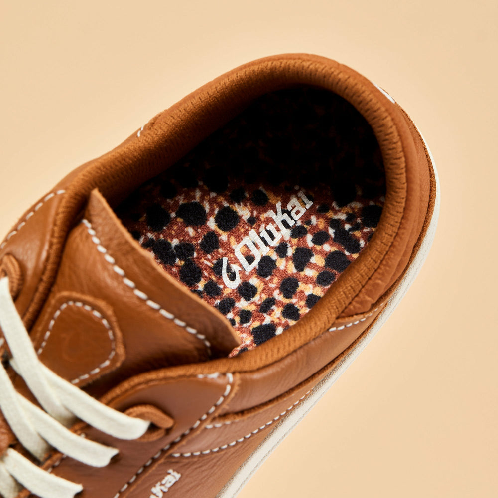 Hā‘upu Leather Sneakers - Fox