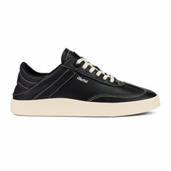 Hā‘upu Leather Sneakers - Onyx