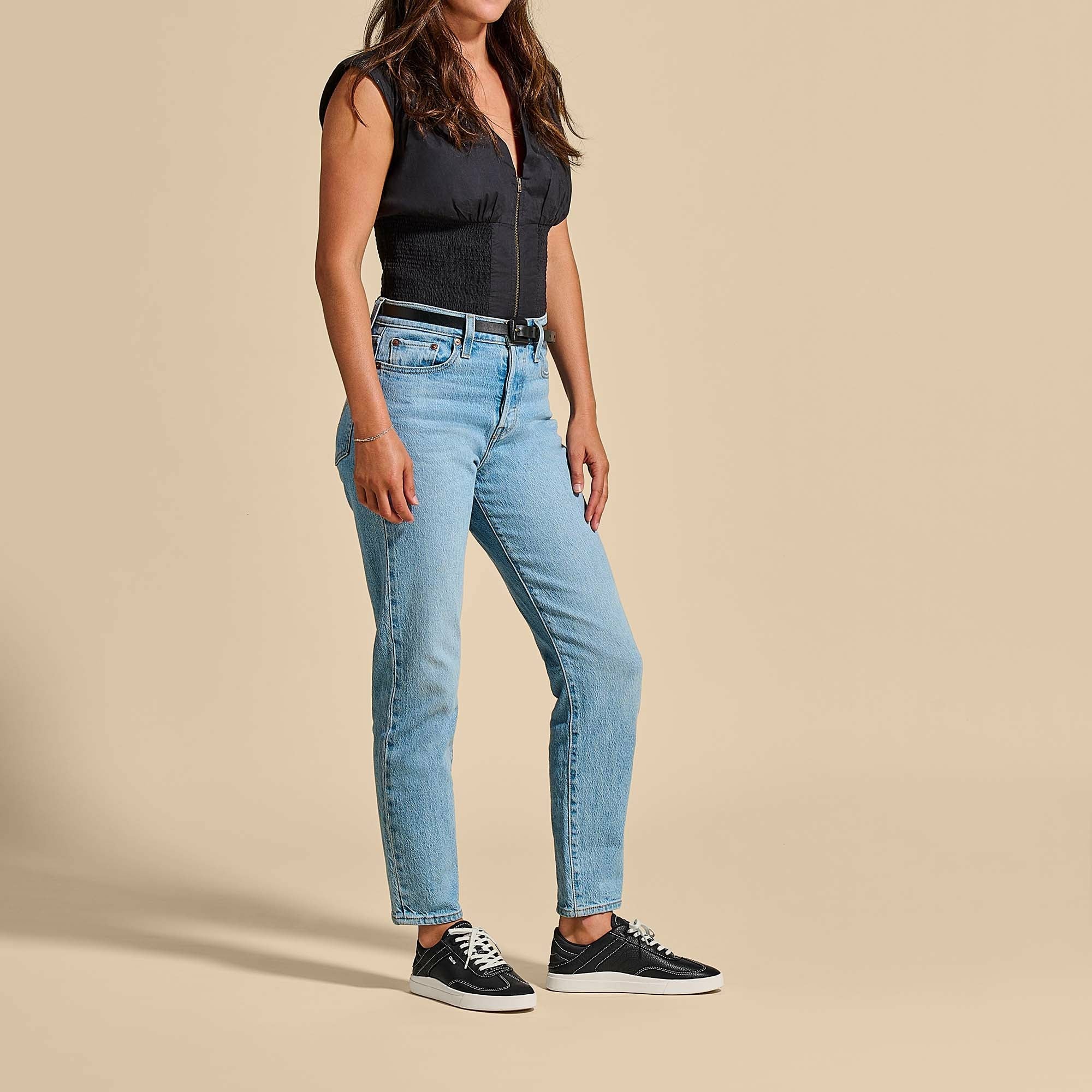 Hā‘upu Leather Sneakers - Onyx