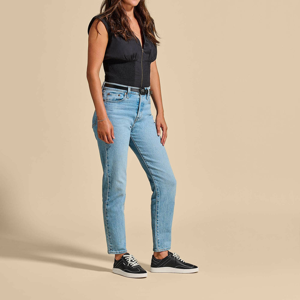 Hā‘upu Leather Sneakers - Onyx