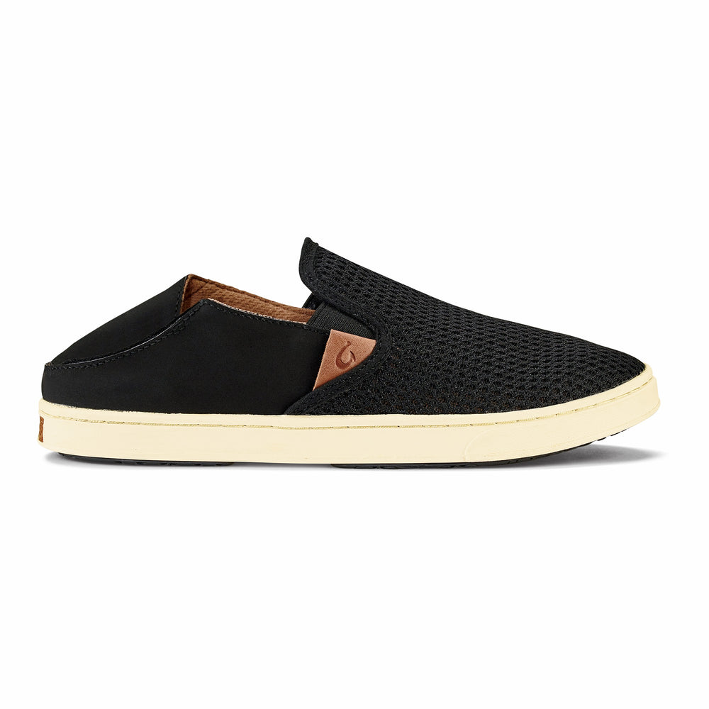 Pehuea Women's Breathable Slip-On Sneakers - Black