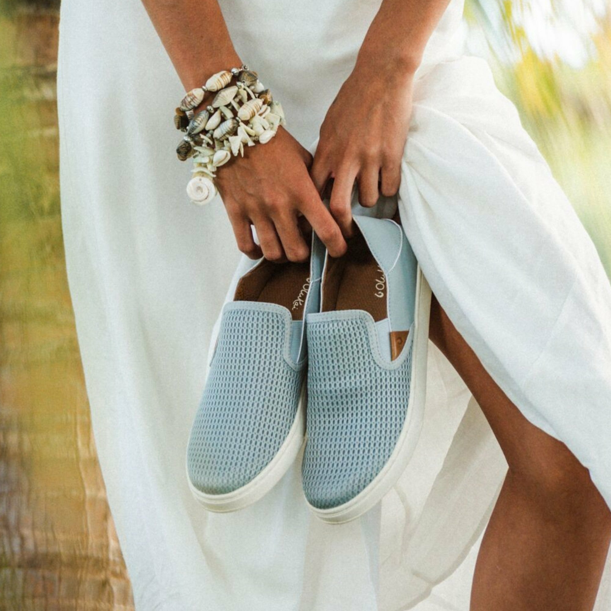 OluKai Pehuea - Pale Grey | Women's Sneakers