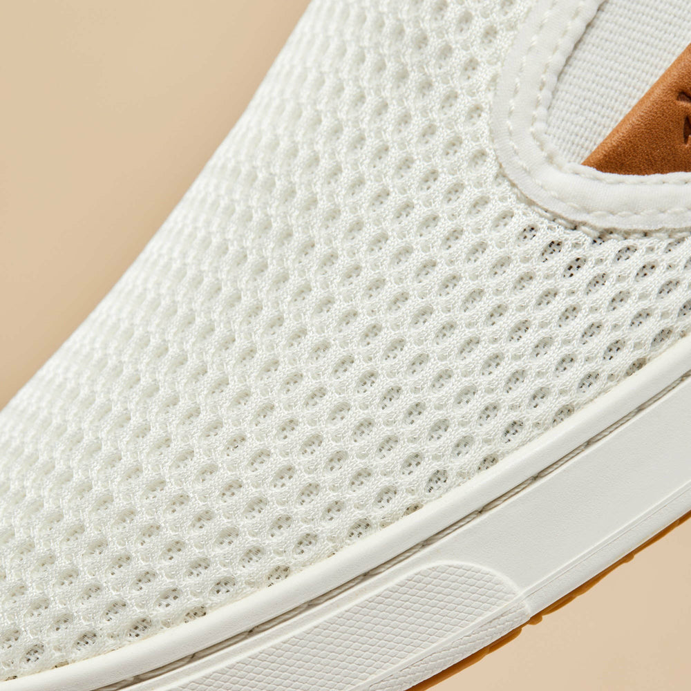 Pehuea Women's Breathable Slip-On Sneakers - Bright White