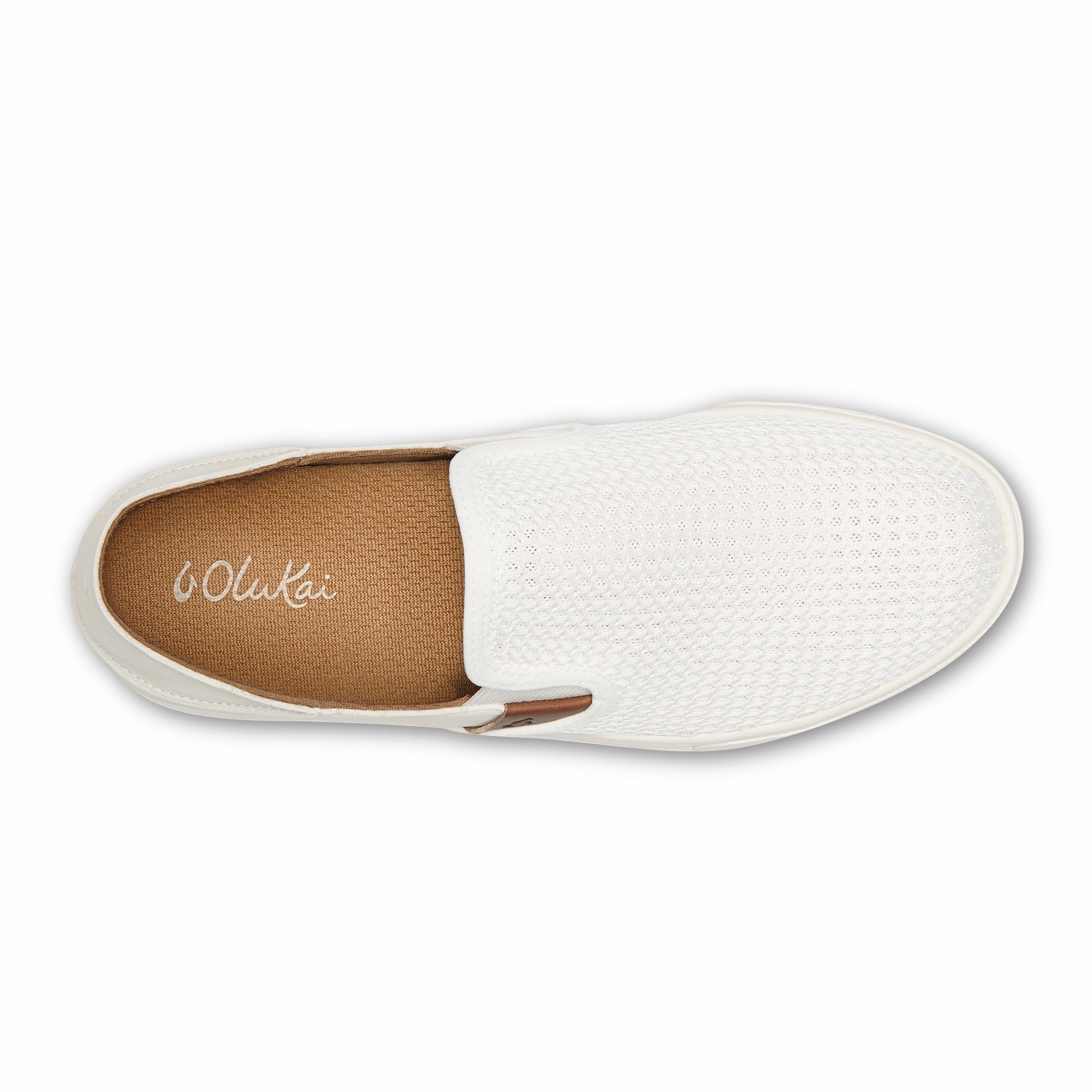 Pehuea Women's Breathable Slip-On Sneakers - Bright White