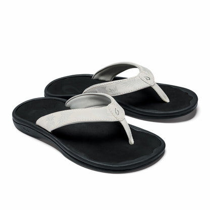 ‘Ohana Women's Beach Sandals - Bright White / Hua