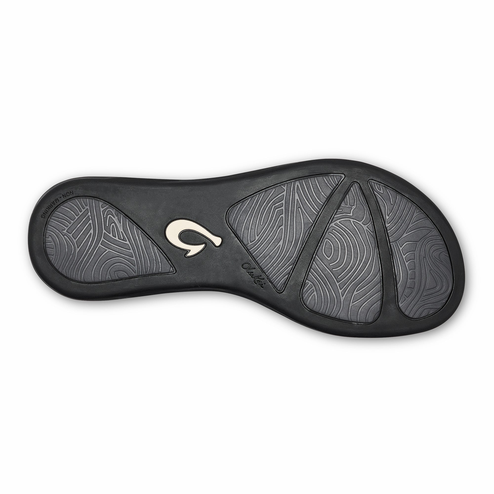 Honu Leather Beach Sandals - Black