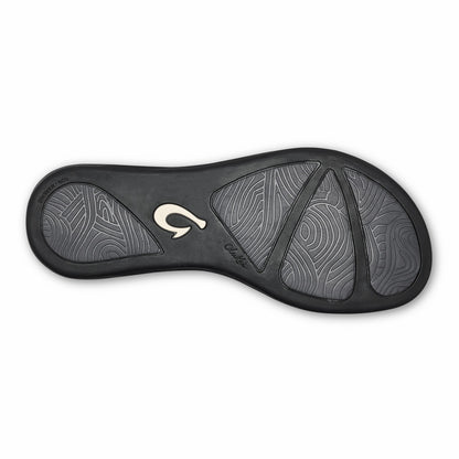 Honu Leather Beach Sandals - Black