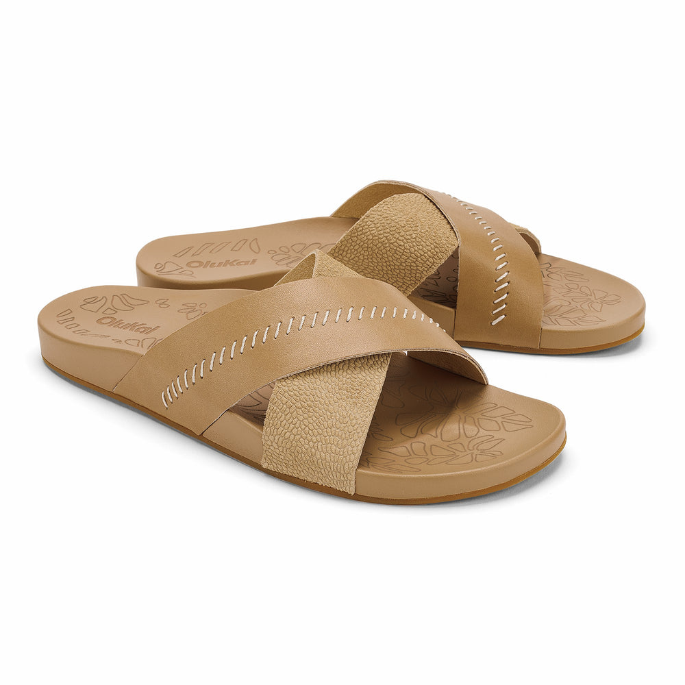 Kipe‘a ‘Olu Women‘s Slide Sandals - Warm Sand