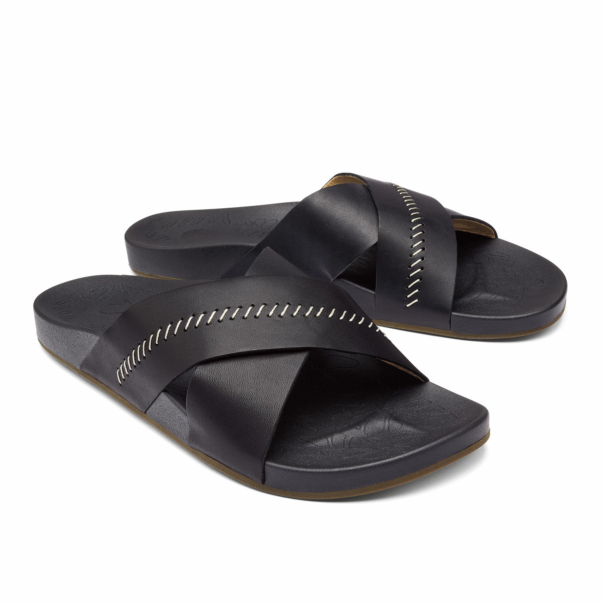 Kipe‘a ‘Olu Women‘s Slide Sandals - Black