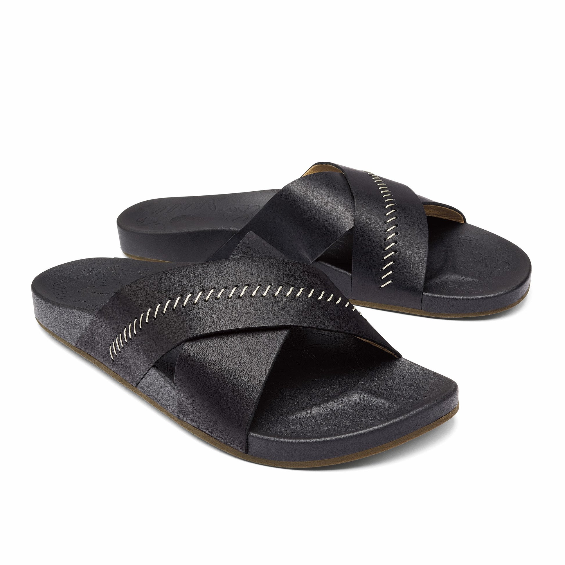 Kipe‘a ‘Olu Women‘s Slide Sandals - Black