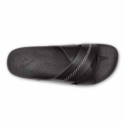 Kipe‘a ‘Olu Women‘s Slide Sandals - Black