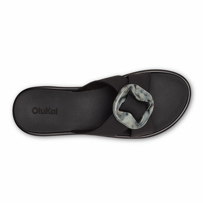 La‘i Slide Slide Beach Sandals - Lava Rock