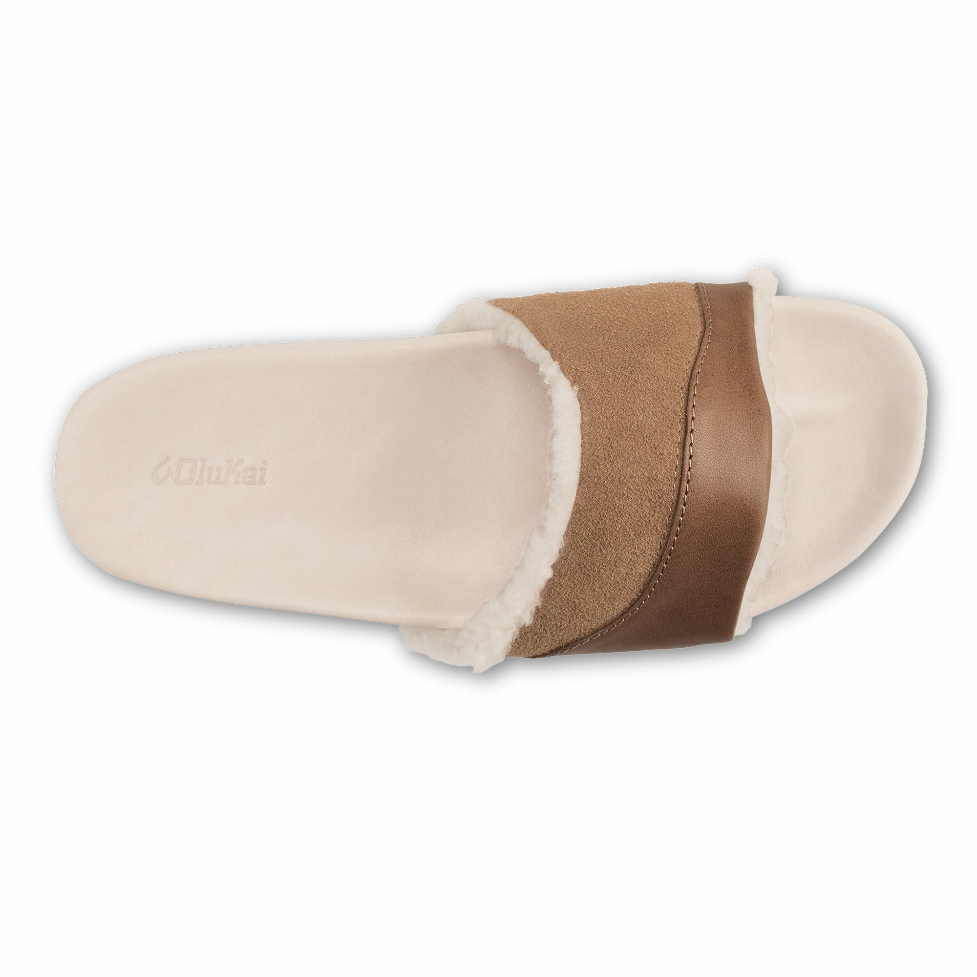 Hō‘ala Slide Slide Slipper Sandals - Tan / Puka