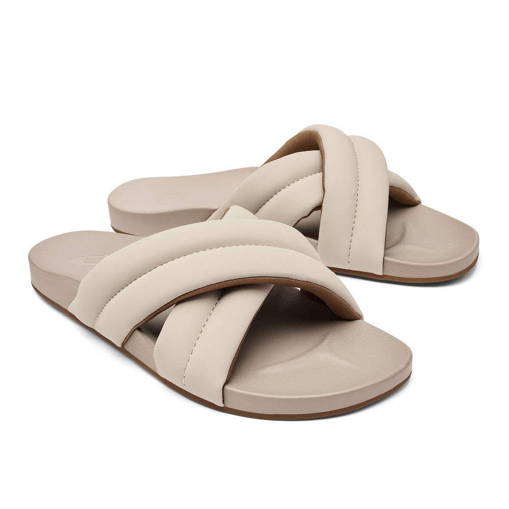 Hila Beach Slide Sandals - Cloudy