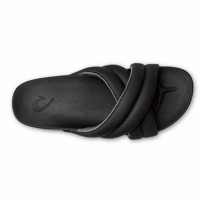 Hila Beach Slide Sandals - Black