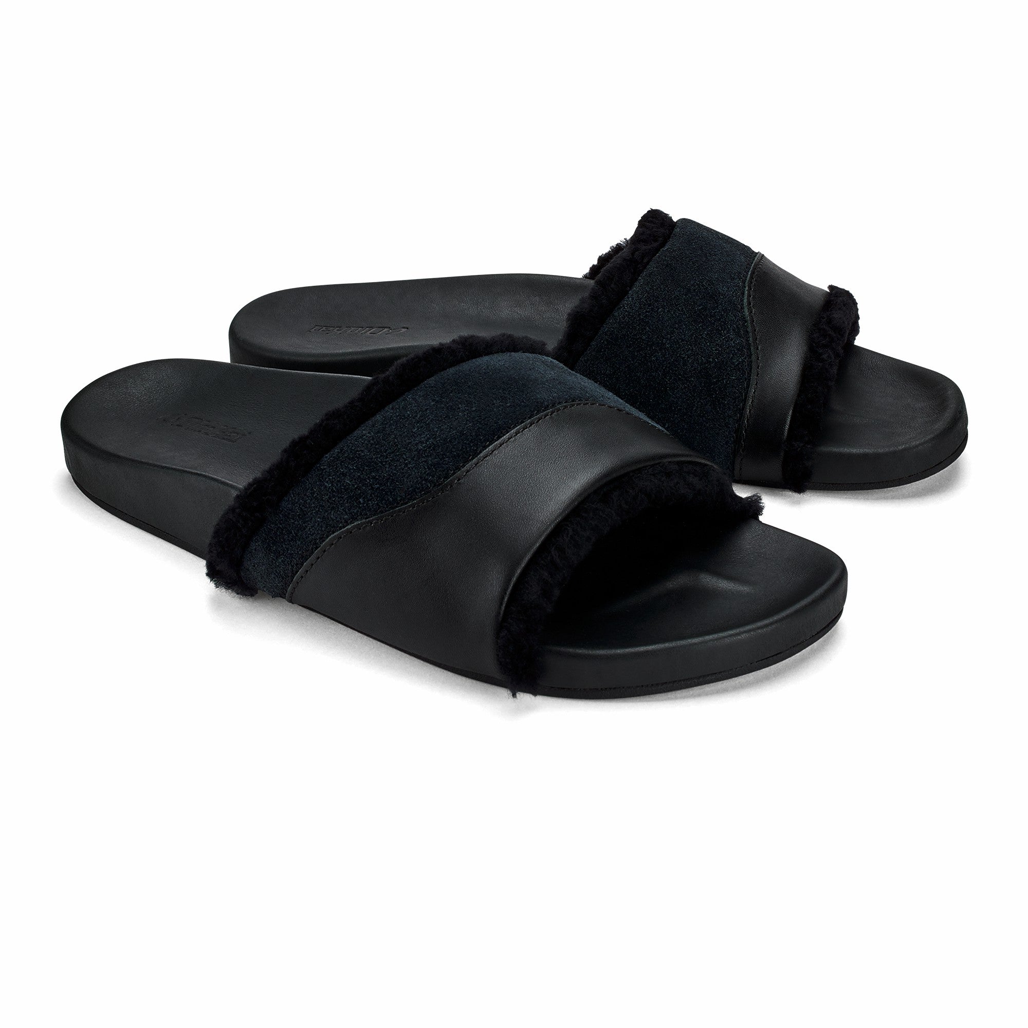 Hō‘ala Slide Slide Slipper Sandals - Black