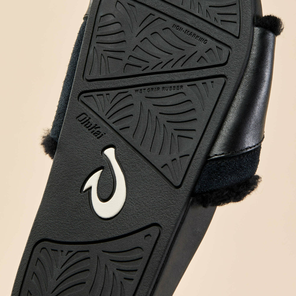 Hō‘ala Slide Slide Slipper Sandals - Black