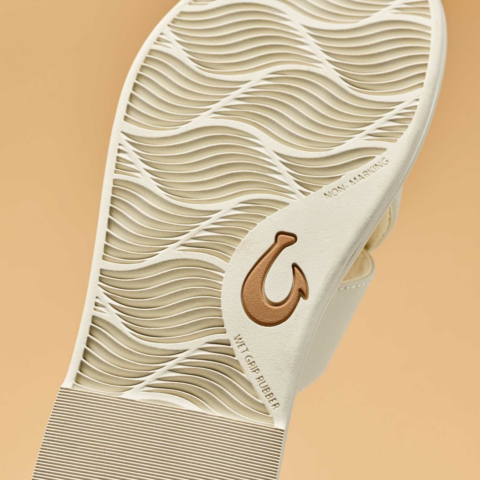 La‘i Slide Slide Beach Sandals - White Sand
