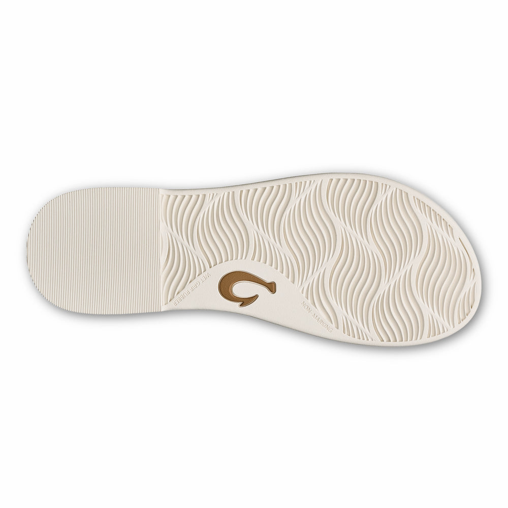 La‘i Slide Slide Beach Sandals - White Sand