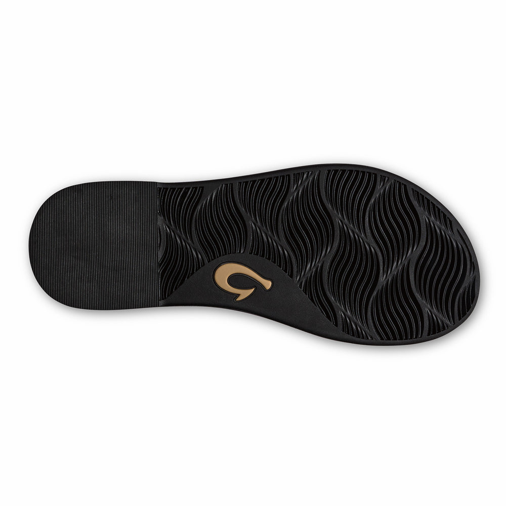 La‘i Slide Slide Beach Sandals - Black