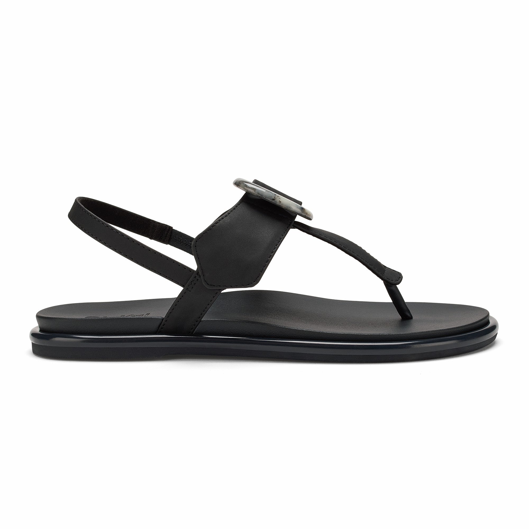 La‘i T-Bar Strappy Sandals - Lava Rock