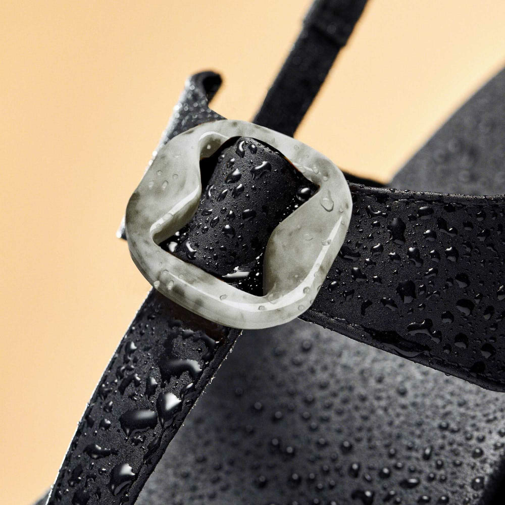 La‘i T-Bar Strappy Sandals - Lava Rock