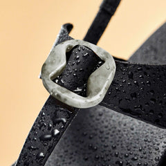La‘i T-Bar Strappy Sandals - Lava Rock